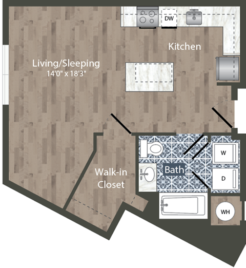 S4H Floor Plan at Park Kennedy, Washington
